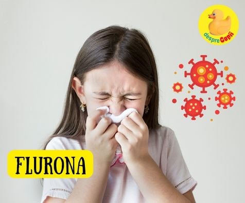 Flurona la copii -  ce trebuie sa stie parintii despre aceasta dubla infectare cu gripa si coronavirus